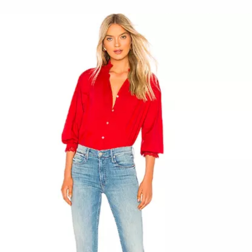 Graham and Spencer Velvet Myrella blouse m 6